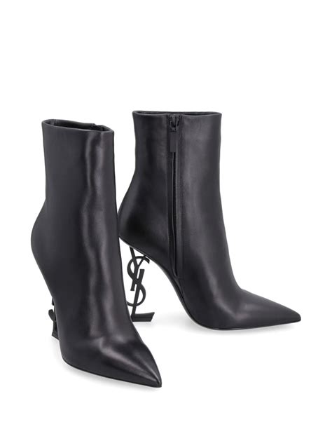 Saint Laurent Mm Opyum Boots Black Farfetch