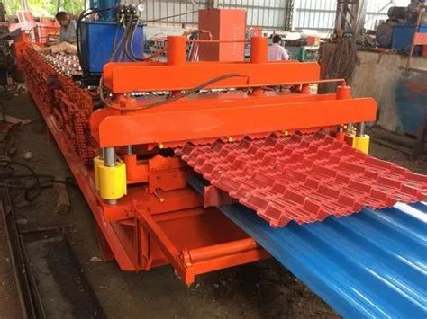 Mild Steel Metal Roof Roll Forming Machine 1000 Mm Production