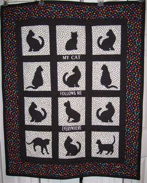 Applique Cat Quilt Patterns