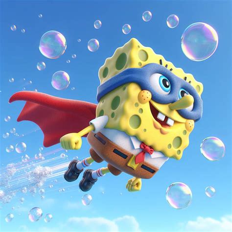 SpongeBob Superhero (4/4) by 3D4D on DeviantArt