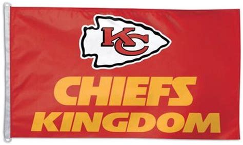 Kansas City Chiefs Kingdom D Rings Flag 3×5 Ft