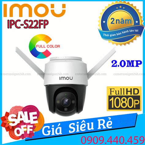 Camera IP Wifi PTZ Ngoài Trời 2MP IPC S22FP IMOU Giá Rẻ Shopee Việt Nam