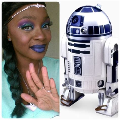 May The Force Be With You R2d2 Star Wars Inspired Makeup Tutorial