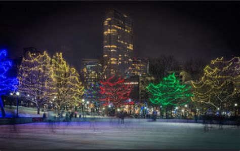 Boston Christmas Scenery Scenery Marina Bay Sands