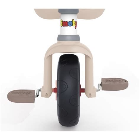 SMOBY Tricycle enfant évolutif Be Fun Structure métal Rose Bebeboutik