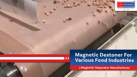 Magnetic Destoner For Various Food Industries Magnetic Separator