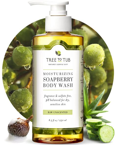 Tree To Tub Unscented Body Wash For Sensitive Skin Dry Skin