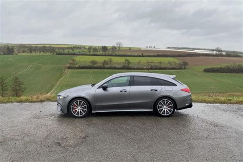 2020 Mercedes Amg Cla45 S Shooting Brake Review Mega Hot Hatch Cnet