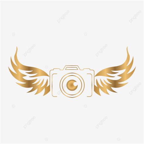 Golden Photography Wing Camera Logo Photography Camera Logo Golden