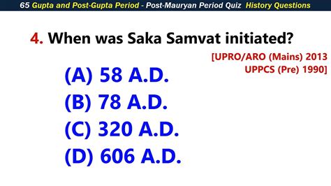 Gupta And Post Gupta Period Post Mauryan Period MCQ History GK