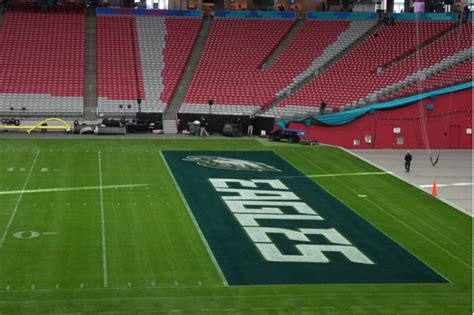 Watch Time Lapse Of Super Bowl Lvii Field Sports Illustrated Arizona