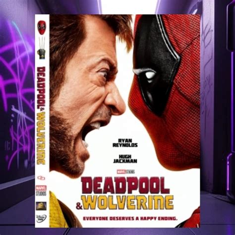 Lo Más Nuevo De Deadpool And Amp Wolverine Película Cassettedvd Caja De Oficina Marvel Nueva