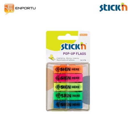 Jual Sticky Note Hopax Pop Up Flags Film Index Sign Here Memo