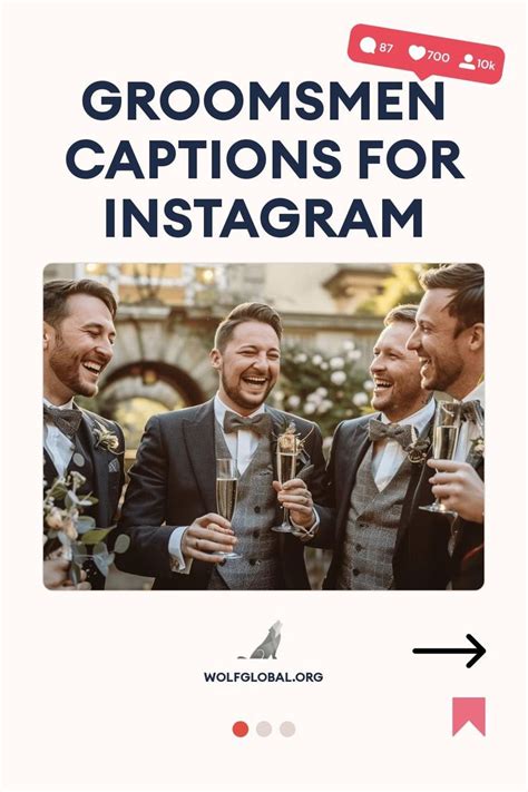 100 Top Groomsmen Captions For Perfect Posts In 2024 Wedding