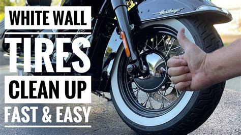 White Wall Tire Clean Up How To Clean White Wall Tires Harley White