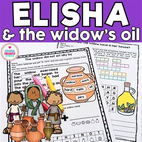 elisha   widows oil joyful hearts bible class