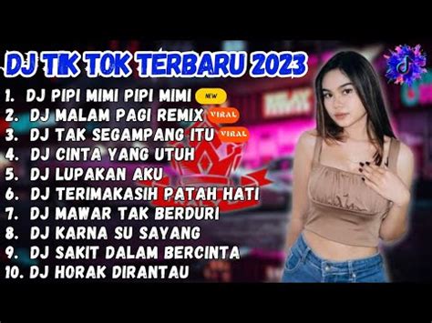 DJ TIKTOK TERBARU 2023 DJ PIPI MIMI DJ MALAM PAGI DJ TAK