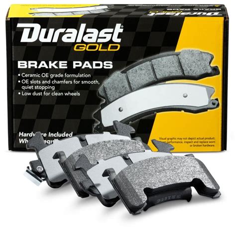 Duralast Gold Semi Metallic Brake Pads Dg154