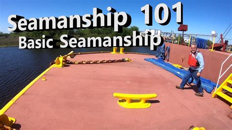 Basic Seamanship 101 And Anchoring Youtube