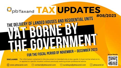 PB Taxand Tax Updates The Delivery Of Landed Houses Residential