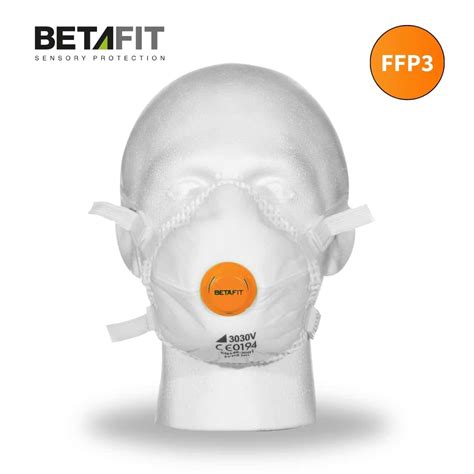 Betafit Ffp3 Cup Respirator With Valve 5 Pack Waters Group