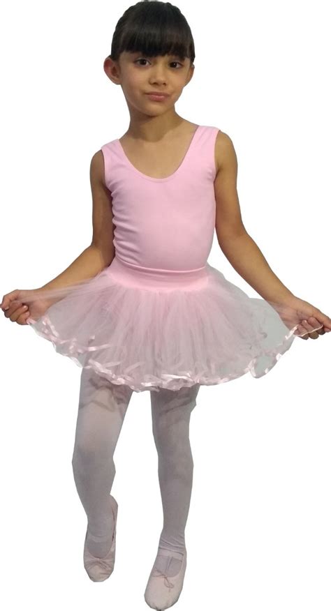 Roupa De Ballet Saia De Tule Tutu Bal Rosa Infantil Mercado Livre