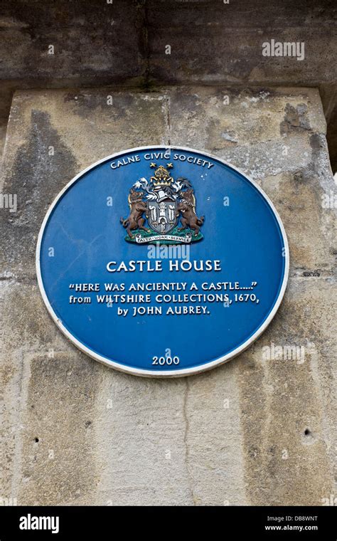 Wiltshire Blue Plaque Hi Res Stock Photography And Images Alamy