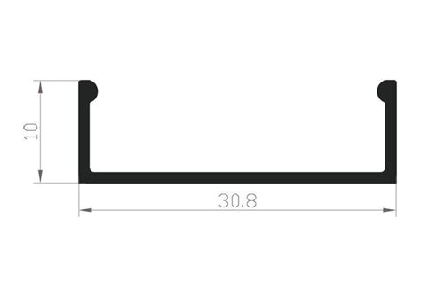 Profil Aluminiowy TECH LIGHT Czarny P13 1 2m Sklep Skori LED