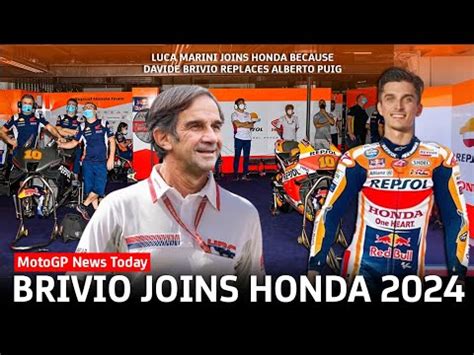 Rossi Allows Luca Marini To Join Honda Because Davide Brivio Will Lead