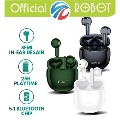 Jual Robot Headset Bluetooth Airbuds T Earphone Waterproof Ipx Semi