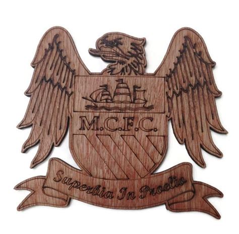 Man City Plywood Football Crest