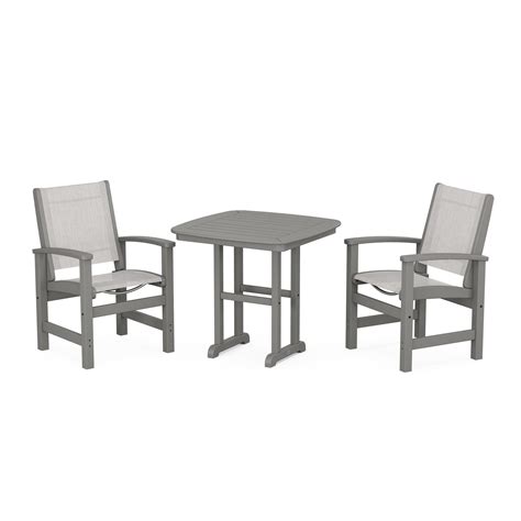 Polywood® Coastal 3 Piece Dining Set Pws1205 1