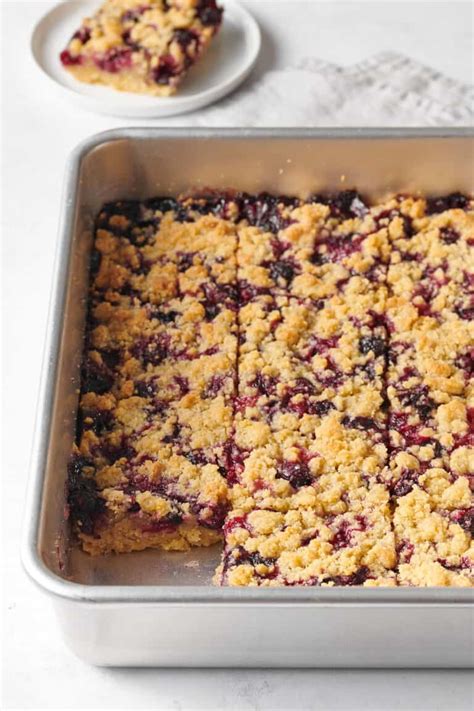 Easy Blueberry Crumble Bars All Things Mamma