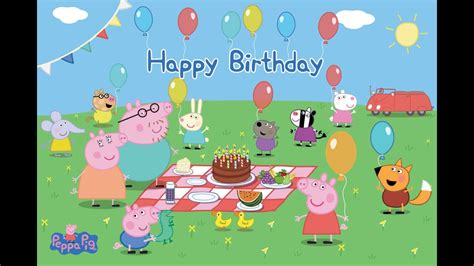 Peppa Pig Happy Birthday | Birthday Cakes