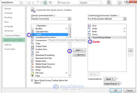 How To Customize The Quick Access Toolbar In Excel Exceldemy