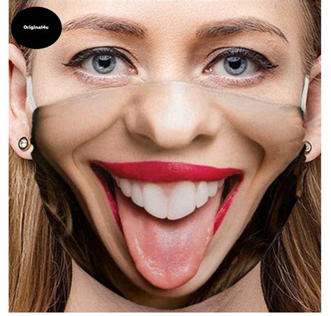 3d Print Funny Half Face Mask Funny Mask Party Face Mask Etsy