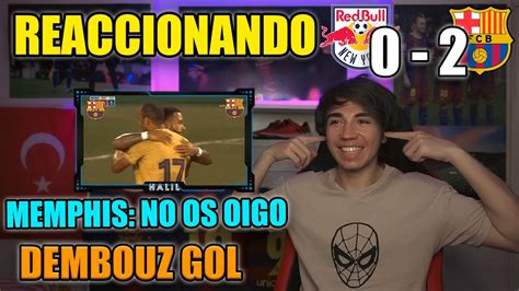 Hincha Cul Reacciona Al Ny Red Bulls Barcelona Muchas Ocaciones