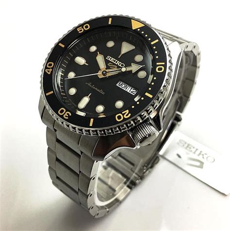 Lowest Priceseiko 5 Sports Srpd57 Mens Automatic Black Dial