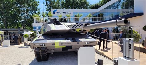 Rheinmetall Presenting KF51 Panther Tank At Eurosatory 2022 MILMAG