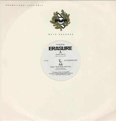 Erasure Drama Act 2 Uk Promo 12 Vinyl Single 12 Inch Record Maxi