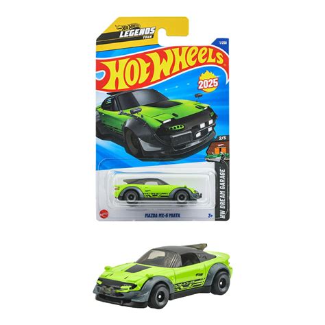 ホットウィール Hot Wheels ベーシックカー マツダ MX 5 ミアータ 乗り物おもちゃ ミニカー 3歳から グリーン JFN42