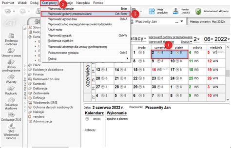 Gratyfikant GT Jak wprowadzić liczbę godzin przepracowanych przez