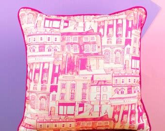 Hot Pink Pillow Etsy