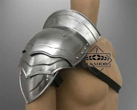 Steel Armor Pauldron for Gladiator Metal Cosplay Shoulder LARP - Etsy UK