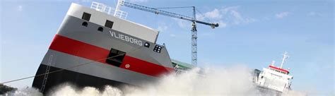 Nb. 407 'Vlieborg' successfully launched - Shipyard Ferus Smit
