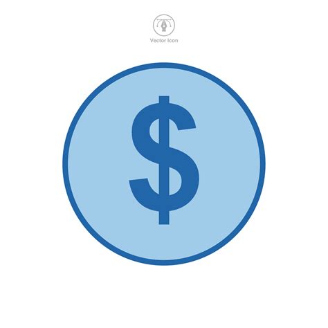 dollar sign icon symbol template for graphic and web design collection ...