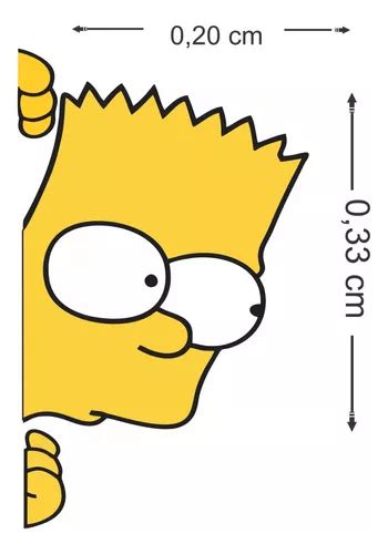 10 Adesivo Bart Simpson Para Revendedores Parcelamento Sem Juros