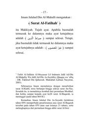 mufashshal   adh dhuha   nasyrah jalalain jalalud din al