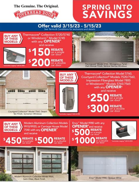 Spring Savings Are Here Overhead Door Company Of Joliet