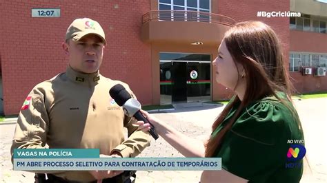 Processo Seletivo Para Volunt Rios Na Pm De Santa Catarina